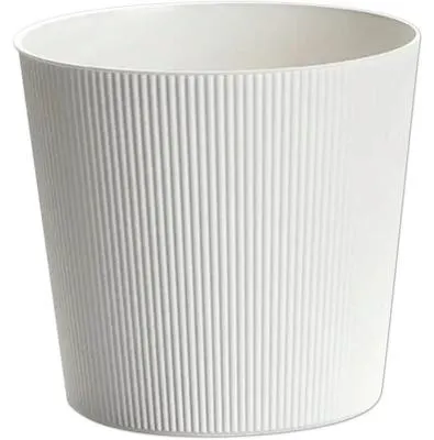Produktbild von Übertopf Fyre Kunststoff Ø 40 cm H 39 cm weiß inkl. Rollen