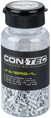 Produktbild von Contec Endhuelsen Shiftnstop 1 mm Bis 1,6 mm Silber