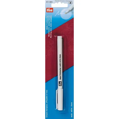 Zdjęcie produktu dla PRYM Aqua Trick Marker Water Erasable Pisak do znakowania White