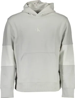 Produktbild von Herren-Sweatshirt Grau ohne Reißverschluss mit Kängurutasche und Logo