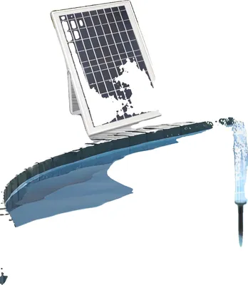 Zdjęcie produktu dla Pompa Solar Stream, Wydajność 1000 l/h, Wodoodporność IP68, Regulowana głębokość wody
