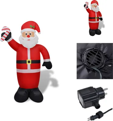 Immagine prodotto di vidaXL Babbo Natale gonfiabile 240 cm - Luci di Natale