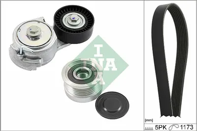Produktbild von INA 529 0478 20 Keilrippenriemensatz für ABARTH 500 / 595 / 695 Schrägheck (312)