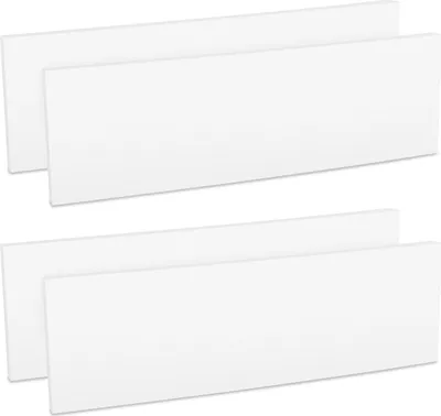 Produktbild von kwmobile 4x Auto Türkantenschutz Wandschutz - 40x12x1,5cm - Autotür Schutz Garage Set selbstklebend - Garagenwand Türkantenschoner in Weiß
