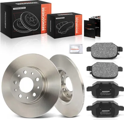 Immagine prodotto di Frankberg 2x dischi freno 4x pastiglie freno asse posteriore per Fiat 500L 351 352 0.9L 1.2L 1.4L 1.6L anno dal 2012