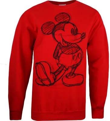 Produktbild von Disney - Sweatshirt Rundhalsausschnitt für Damen TV2642 (S) (Rot)
