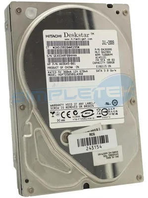 Produktbild von Festplatte 500 GB, SATA, 3,5 Zoll, interne Festplatte für Desktop-Computer, PC, stationäres System, DVR