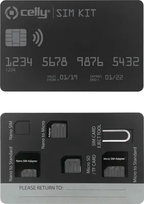 Immagine prodotto di Kit SIM Adattatori per schede SIM Confezione da 3