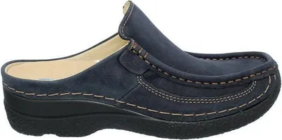Produktbild von Wolky Roll-Slide, Clog, Antique nubuck, Blue 0620211-800 38