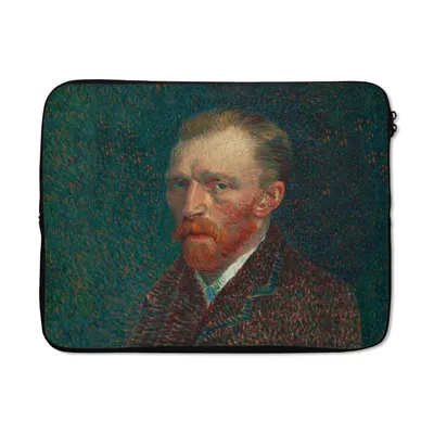 Produktbild von MuchoWow® Laptop Hülle 17 Zoll Laptoptasche Kunst - Van Gogh - Alte Meister - Selbstporträt - Zipper - Schutzabdeckung