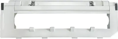 A white brush cover for a robot vacuum cleaner.