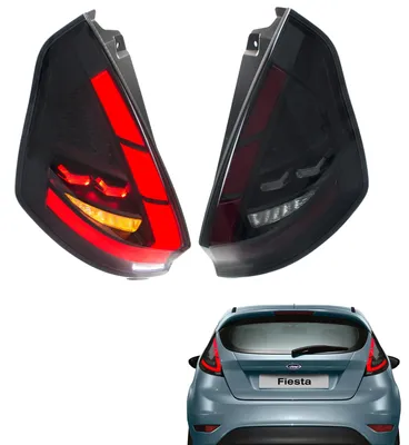 Zdjęcie produktu dla Montaż tylnych świateł, 35 W, 12 V, 3400 LM, do Fiesta MK7 2008-2019, sekwencyjne kierunkowskazy