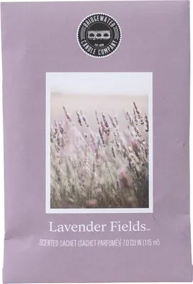 Zdjęcie produktu dla BRIDGEWATER saszetka zapachowa LAVENDER FIELDS fioletowo-liliowa papierowa torebka z zapachem