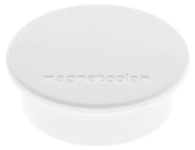 Obrázek produktu pro magnetoplan Discofix kulatý magnet "barevný", bílý