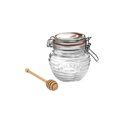 Immagine prodotto di Vaso di conservazione Vaso di vetro Vaso per conserve Vaso di vetro per miele KILNER 0,4 l HOMLA