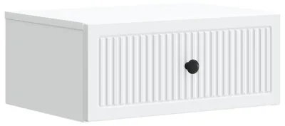 Image de Cabinet de chevet Blanc 49 x 34,5 x 20 cm Bois d'ingénierie