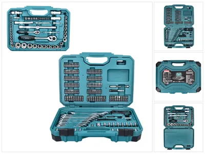 Zdjęcie produktu dla Makita E-10883 - Zestaw narzędzi - 221 elementów - w walizce