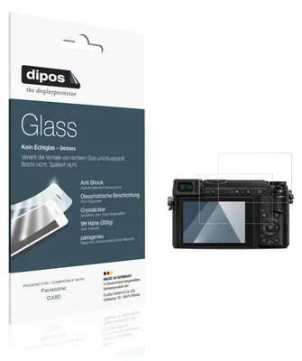 Image de 2x Protection ecrán pour Panasonic GX80 Verre souple Film Protecteur 9H dipos