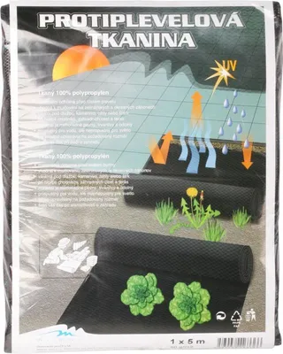 Obrázek produktu pro Tkaná textilie 90g - 1 x 5 m černá