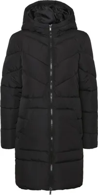 Produktbild von NOISY MAY Lange Puffer Jacke Wattierter Stepp Winter Blouson mit Kapuze NMDALCON Größe: 38