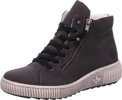 Obrázok produktu pre Rieker dámske členkové topánky topánky s vysokou podšívkou na zips Z6611, veľkosť:37 EU, farba:Grey