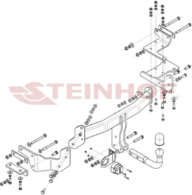 Produktbild von Z546719 Anhängerkupplung passend für HYUNDAI Santa Fe IV 2018- starr