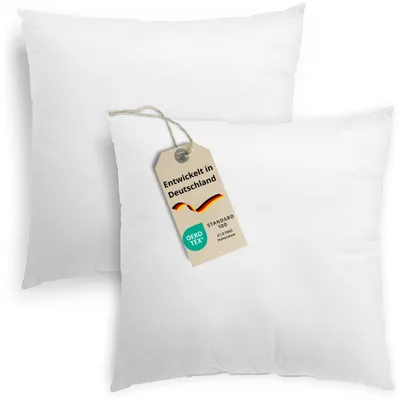 Produktbild von sleepling - Faserkissen 40 x 40 cm, 2er Set, Zierkissen, Inlet, Füllung 100% Faserkugeln, atmungsaktiv