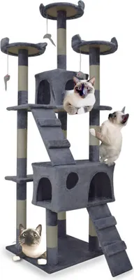 Produktbild von Bituxx Katzenkratzbaum XL Lichtgrau MS-16652