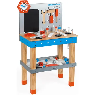 Image de Janod BricoKids Atelier pour enfants avec outils 40 pièces