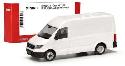 Productafbeelding van Herpa Minikit VW Crafter bestelwagen, HD wit, artikelnummer 014038