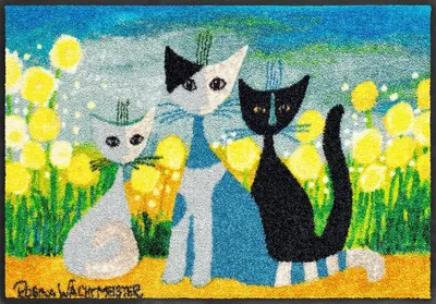 Produktbild von Salonloewe SPRINGTIME Fußmatte Wohnmatte Rosina Wachtmeister 50 x 75 cm