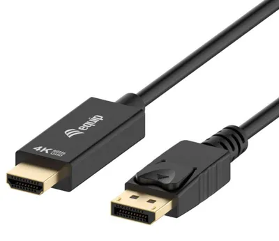 Obrázek produktu pro Equip 119396, DisplayPort, HDMI, 2 m, Černá