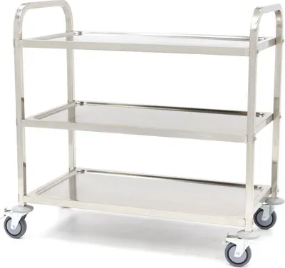 Produktbild von Maxima - Gastro Servierwagen Edelstahl - 3 Regale
