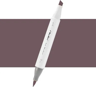 Obrázok produktu pre OHUHU obojstranný alkoholový popisovač Brush & Chisel, E430 Pecan