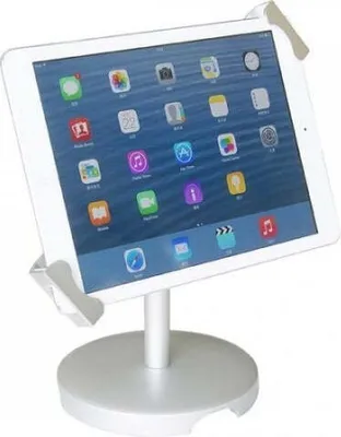 Produktbild von System-S Universal Abschließbarer Aluminium Präsentations Messe Ständer Stand Mount Tisch Halterung für Tablet PC´s von 9.7-12 Zoll