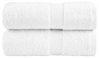Immagine prodotto di vidaXL Asciugamani per ospiti Premium SOLUND, 2 pezzi, bianco, 30x50 cm, 600 g/m²