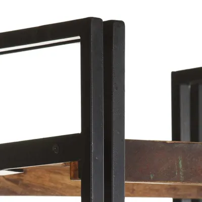 Produktbild von vidaXL Bücherregal 5 Fächer 40x30x180 cm Altholz Massiv