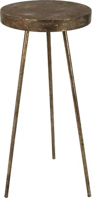 Produktbild von Tisch Rund - Braunes Metall - Ø38,5 x ↑ 88 cm
