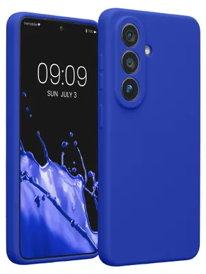 Produktbild von kwmobile Hülle kompatibel mit Samsung Galaxy S26 - Hülle Silikon gummiert - Handyhülle - Handy Case in Baltik Blau