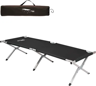Produktbild von Aktive 190x64 Cm Campingbett Schwarz  Schwarz One Size
