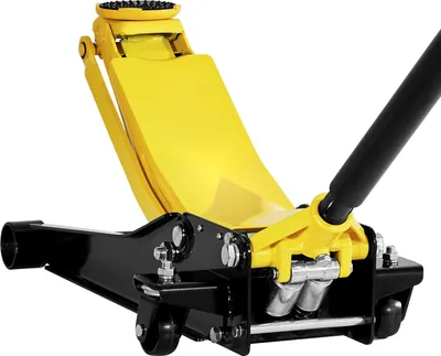 Zdjęcie produktu dla Hydrauliczny podnośnik manewrowy – niski profil – udźwig 2 t – pompa szybkiego podnoszenia z podwójnym tłokiem – zakres podnoszenia 7,5–50,5 cm – do samochodów sportowych i limuzyn