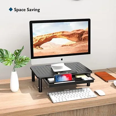Obrázek produktu pro Držák monitoru do kanceláře pro notebooky a stolní počítače