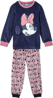 Produktbild von Cerda Group Fleece Applications Minnie Langarm-pyjama Blau,Rosa 24 Months Jungen,Mädchen Blau,Rosa 24 Months