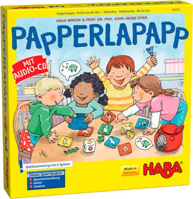Produktbild von HABA Papperlapapp, 3 Jahr(e), Mit Ton, Karton, Metall, Polyester, Holz, Mehrfarbig