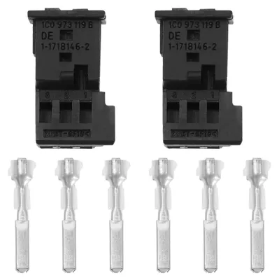 2er-Set 3-poliger Kabelbaum-Stecker A0295455528 wasserdicht
