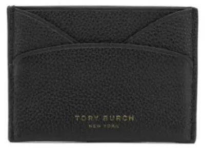 Imagen del producto de Cartera de cuero para mujer, marca Tory Burch, color negro