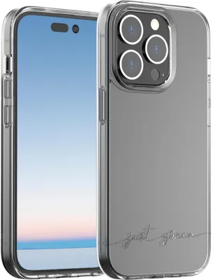 Productafbeelding van Just Green  Case, transparante hoes voor iPhone 14 Pro.