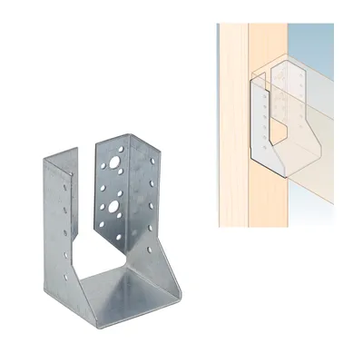 Produktbild von Geschlossener Balkenschuh WBZ 26, 80x120 - Packung mit 1 Stück