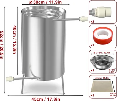Image de Chauffage de piscine - Brasero - Chauffage d'extérieur - Échangeur de chaleur - Chauffage à bois - Acier inoxydable