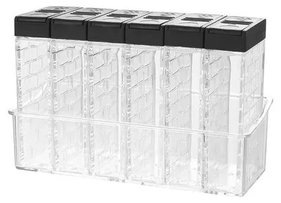 Image de Distributeur 6 en 1 pour épices, idéal pour le camping et la cuisine